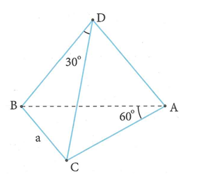 Cho tứ diện ABCD có hai mặt (ABC) VÀ (DBC) chứa trong hai mặt phẳng vuông góc với nhau (ảnh 1)