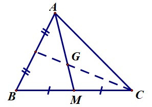 Tính chất ba đường trung tuyến của tam giác (Lý thuyết + Bài tập toán lớp 7) – Cánh diều (ảnh 1)