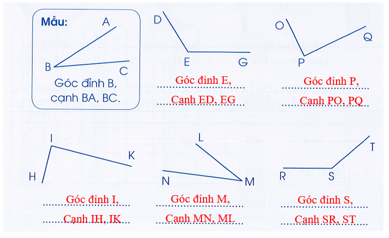 Vở bài tập Toán lớp 3 Tập 2 trang 94, 95 Góc vuông, góc không vuông - Cánh diều (ảnh 1)