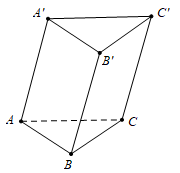  Cho lăng trụ ABC.A'B'C' có khoảng cách giữa đường thẳng CC' (ảnh 1)