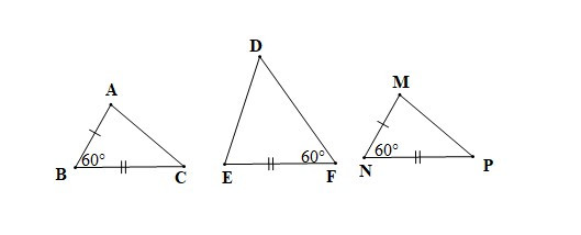 Trường hợp bằng nhau thứ hai của tam giác: cạnh – góc – cạnh (Lý thuyết + Bài tập toán lớp 7) – Cánh diều (ảnh 1)