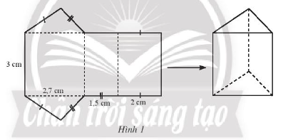 Sách bài tập Toán 7 Bài 3: Hình lăng trụ đứng tam giác. Hình lăng trụ đứng tứ giác - Chân trời sáng tạo (ảnh 1)