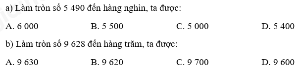 Toán lớp 3 Làm tròn số đến hàng chục, hàng trăm trang 28, 29 | Cánh diều (ảnh 4)