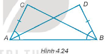 Sách bài tập Toán 7 Bài 14: Trường hợp bằng nhau thứ hai và thứ ba của tam giác - Kết nối tri thức (ảnh 1)