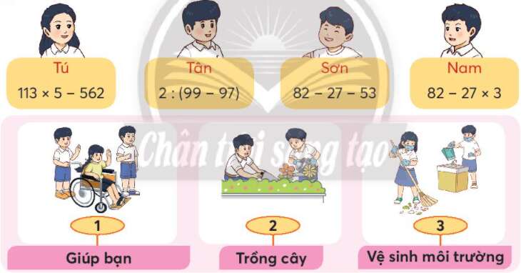 Toán lớp 3 Nhân với số có một chữ số trong phạm vi 1000 trang 50 | Chân trời sáng tạo (ảnh 7)