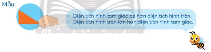 Toán lớp 3 trang 69 Diện tích của một hình | Chân trời sáng tạo (ảnh 1)