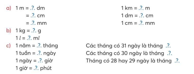 Toán lớp 3 trang 82, 83, 84 Ôn tập hình học và đo lường | Chân trời sáng tạo (ảnh 1)