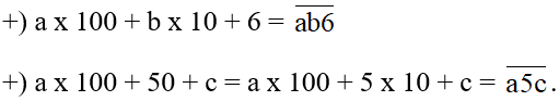 Xác định số tự nhiên ở ? , biết a, b, c là các chữ số