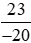 So sánh hai phân số. a) (-3)/8 và (-5)/24