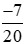 So sánh hai phân số. a) (-3)/8 và (-5)/24