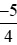 So sánh hai phân số. a) (-3)/8 và (-5)/24