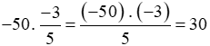 Tính giá trị -3/5 của 30