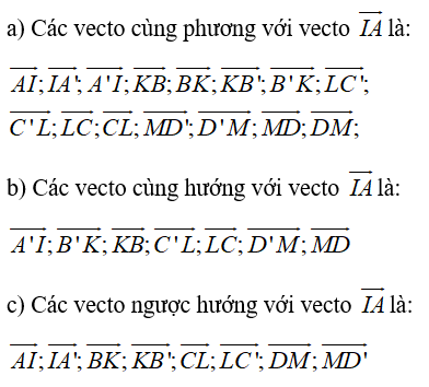 Giải bài 1 trang 91 sgk Hình học 11 | Để học tốt Toán 11