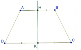 Cho các hình sau đây: (1) Đoạn thẳng AB. (2) Tam giác đều ABC.