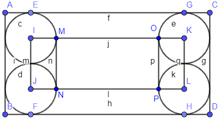 Hãy vẽ hình sau bằng phần mềm GeoGebra