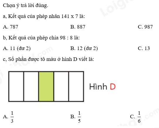 Toán lớp 3 Bảng chia 9 trang 68 | Chân trời sáng tạo (ảnh 8)