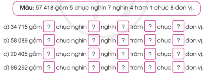 Toán lớp 3 Các số trong phạm vi 100 000 trang 12, 13, 14 | Cánh diều (ảnh 5)