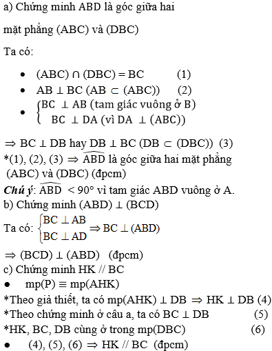 Giải bài 3 trang 113 sgk Hình học 11 | Để học tốt Toán 11