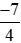 a) So sánh (-11)/5 với (-7)/4 với –2 bằng cách