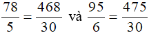 So sánh 2/1/6 . 7/1/5 và 23/2 - (-13)/3