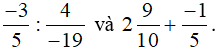 So sánh 2/1/6 . 7/1/5 và 23/2 - (-13)/3