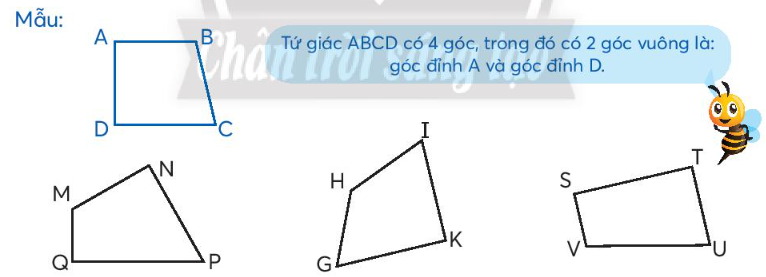 Toán lớp 3 trang 33, 34 Góc vuông, góc không vuông | Chân trời sáng tạo (ảnh 4)