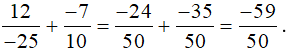 Tìm số đối của -5/6