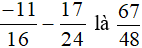 Tìm số đối của -5/6