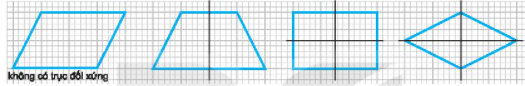 Em hãy vẽ các hình dưới đây vào vở và vẽ tất cả các trục đối xứng của chúng