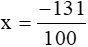 Tìm x biết -5/8 + x = -7/6