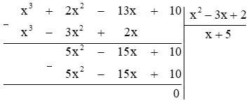 Tìm đa thức Q(x) sao cho P(x).Q(x) = R(x), biết: P(x) = x – 2, R(x) = –x^3 + 8