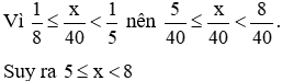 Tìm số tự nhiên x sao cho 