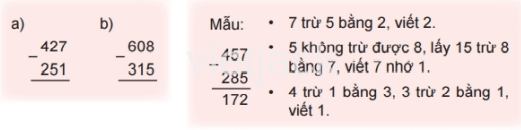 Toán lớp 2 - tập 2 - Bài 62