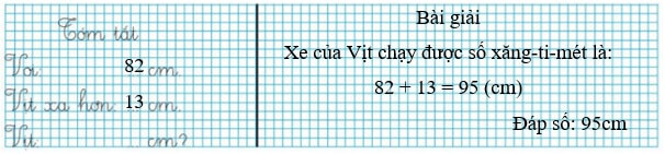 Giải vở bài tập Toán lớp 2 Tập 1 trang 69 Bài toán nhiều hơn | Chân trời sáng tạo