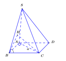 Cho hình chóp S.ABCD có đáy ABCD là hình bình hành. Mặt bên SAB (ảnh 1)