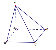 Cho hình chóp S.ABCD có đáy ABCD là hình chữ nhật, AB = 2a (ảnh 1)