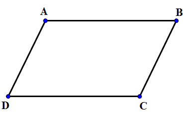 Cho hình bình hành ABCD. Đẳng thức nào sau đây là đúng ?  (ảnh 1)