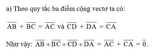 Chứng minh rằng với tứ giác ABCD bất kì, ta luôn có: (ảnh 1)