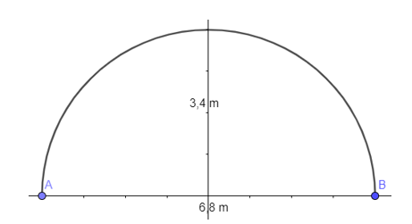 Một cái cổng hình bán nguyệt rộng 6,8 m, cao 3,4m. Mặt đường dưới cổng được chia (ảnh 1)