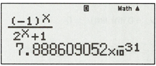 Tính giới hạn sau lim (-1)^n/ 2^n +1  (ảnh 3)