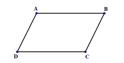 Cho hình bình hành ABCD. Đẳng thức nào sau đây là đúng ?  (ảnh 1)