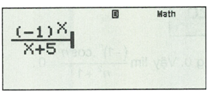 Tính giới hạn sau: lim (-1)^n /n +5. (ảnh 1)