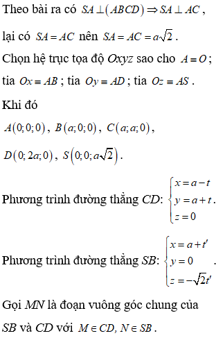 Cho hình chóp S.ABCD có các mặt phẳng (SAB)(SD)  cùng vuông góc với mặt  (ảnh 3)