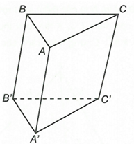 Cho hình lăng trụ tam giác ABC.A'B'C' có vectơ AA' = vectơ a, vectơ AB = vectơ b, vectơ AC = vectơ c. Hãy (ảnh 1)