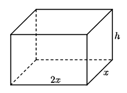 Ông An muốn xây một bể nước dạng hình hộp chữ nhật có nắp với dung tích (ảnh 1)