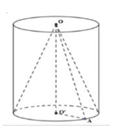 Một hình trụ có hai đáy là hai hình tròn (O,x) và (O', x) .  (ảnh 1)