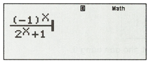 Tính giới hạn sau lim (-1)^n/ 2^n +1  (ảnh 1)