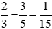 Phép tính nào dưới đây là đúng? (A) 2/3 + (-4)/6 = (-2)/6