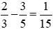 Phép tính nào dưới đây là đúng? (A) 2/3 + (-4)/6 = (-2)/6