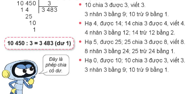 Lý thuyết Chia số có năm chữ số cho số có một chữ số (Kết nối tri thức 2022) hay, chi tiết | Toán lớp 3 (ảnh 3)